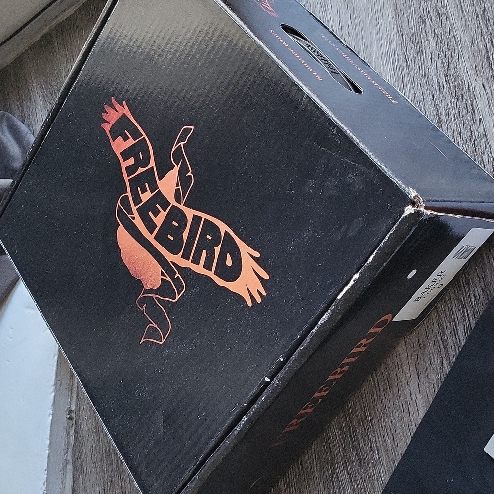 NEW Freebird Baker Cognac Boots NIB size 9 - Picture 14 of 14